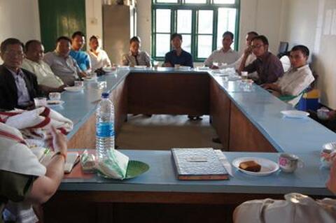 Dr Biancason meeting with VPC and Team Khawvaiphei